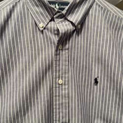 MENS MEDIUM RALPH LAUREN SHIRT SIZE M