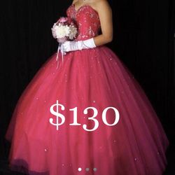 Pink Quince dress quinceanera vestido