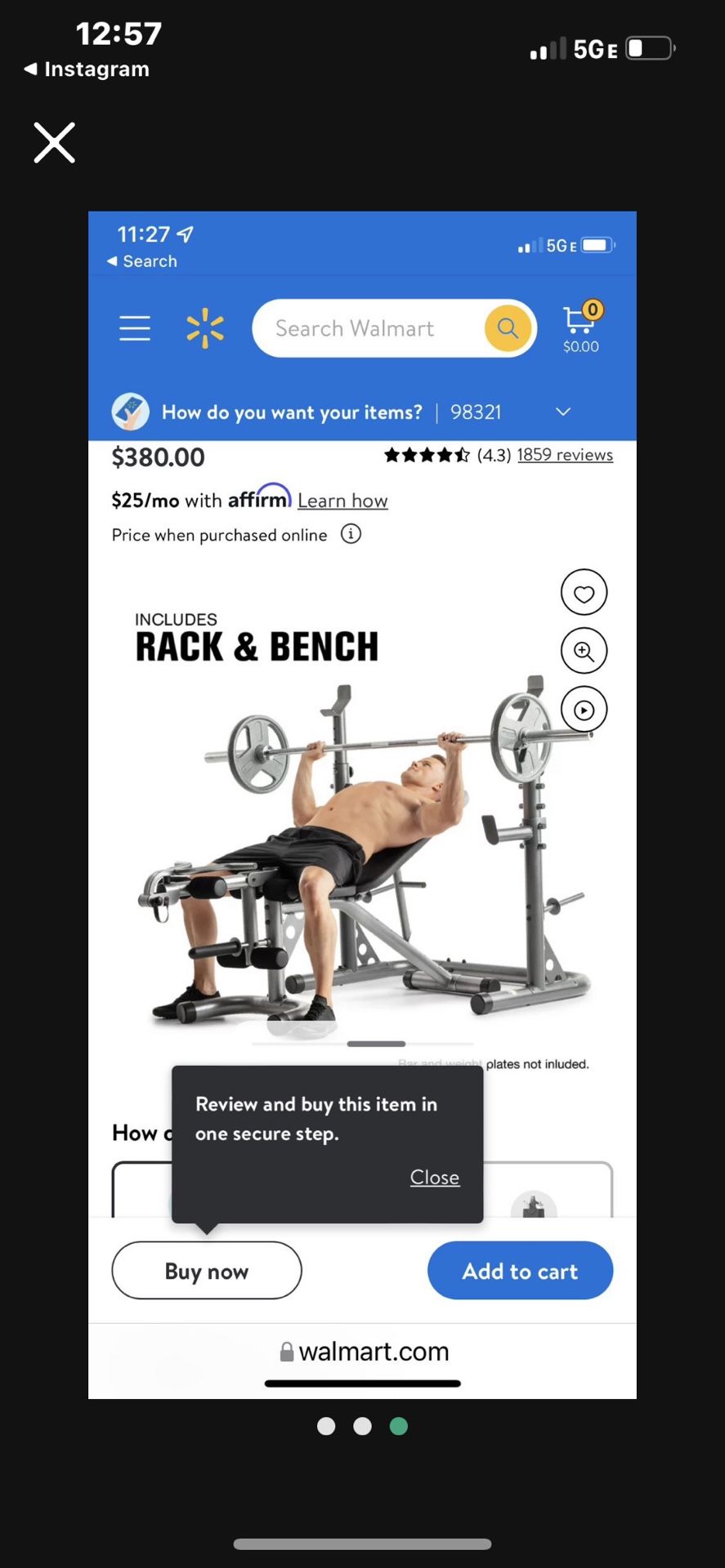 Weight Bench Combo