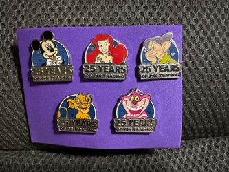 Disney Hidden Mickey 2025 Wave B Hidden Mickey Pin Set