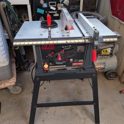 🔥 Craftsman 10” Table Saw w/ Stand – Ready to Use – $140 OBO
