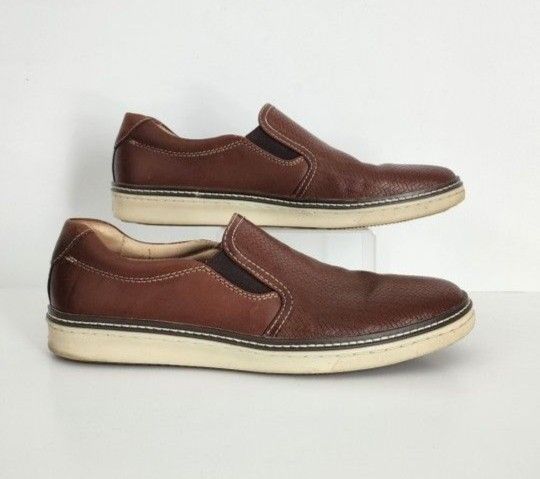 Johnston & Murphy "McGuffey" Woven Men's 8M Slip On Casual Shoes