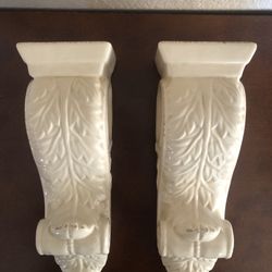 New Ceramic Matching Candle Holders Wall Decor 