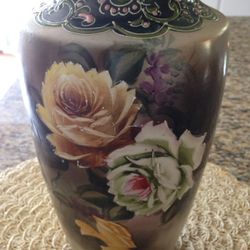 Miyako Hand Painted Vase