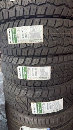 Kumho Road Venture RT 265/70R17 XL Tires – Set of 4