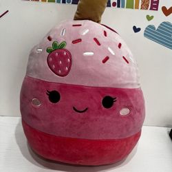 SQUISHMALLOWS PAMA THE PINK STRAWBERRY CAKE - NEW 12 INCH!!!