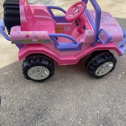 Car For Children. Of Battery. Age 3/7