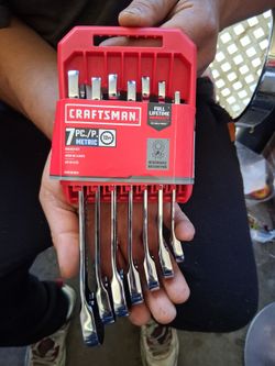 Craftsman 7-Piece Metric Ratcheting Wrench Set