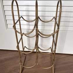 Gold Wine Rack 