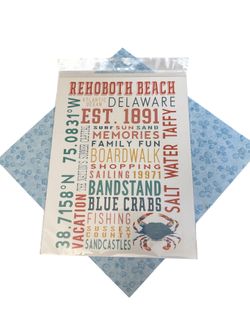9x12 Rehoboth Beach Delaware Art Print