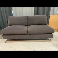 CB2 Modern Loveseat and Chair 