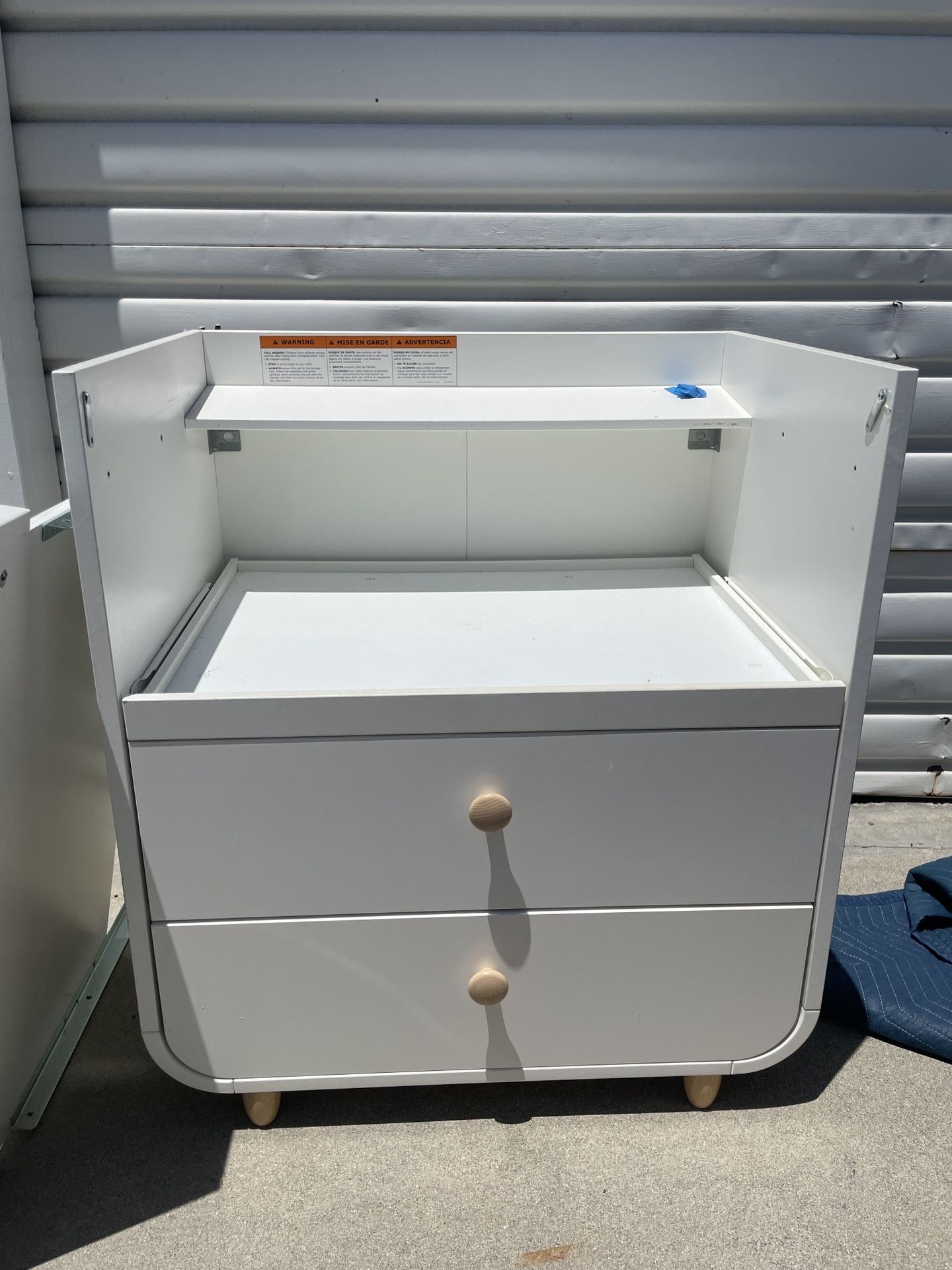Ikea Myllra changing table with drawers - good condition, white - $75