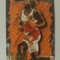 1996-97 Fleer Mookie Blaylock Atlanta Hawks #120 Skybox Hardwood Leader Basketball Card Vintage Collectible Sports NBA Trading