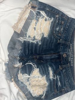 American Eagle Outfitters Distressed Denim Shorts
