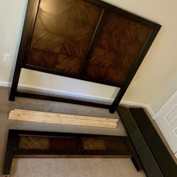 LOW PRICED Bed Frame (Queen) Wood Furniture (*Priced To Sell)