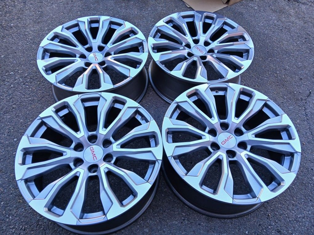 2024 NEW OEM CHEVY ONLY WHEELS GMC YUKON DENALI 22 INCH $ 1499