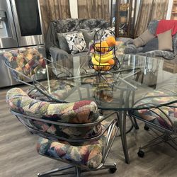 Round Dining Table Set