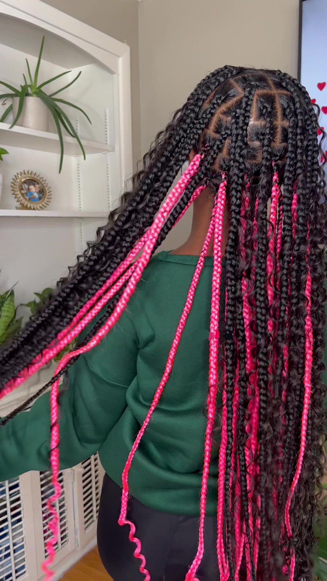MediumPeekabooBohoBraids