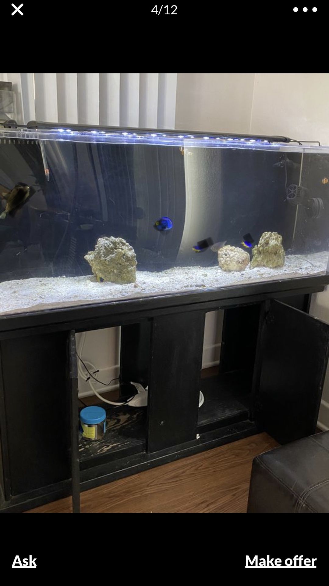 100 Gallon Acrylic Fish Tank AIO