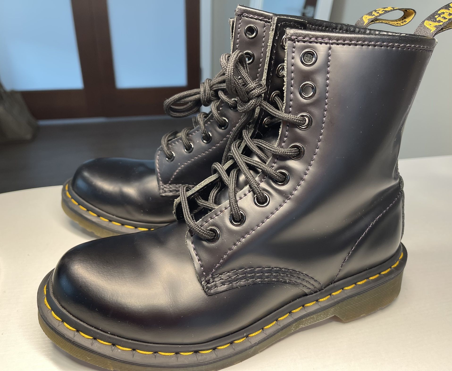 Martens Men's 1460 Soft Buck Combat Boot