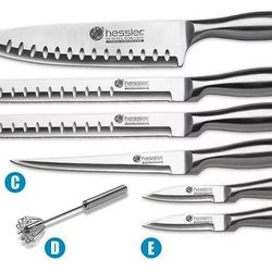 Hessler Gourmet Series 7 Pc Cutlery Set