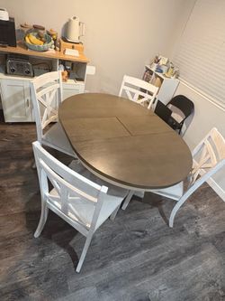 4 person dining table set with 4 chairs