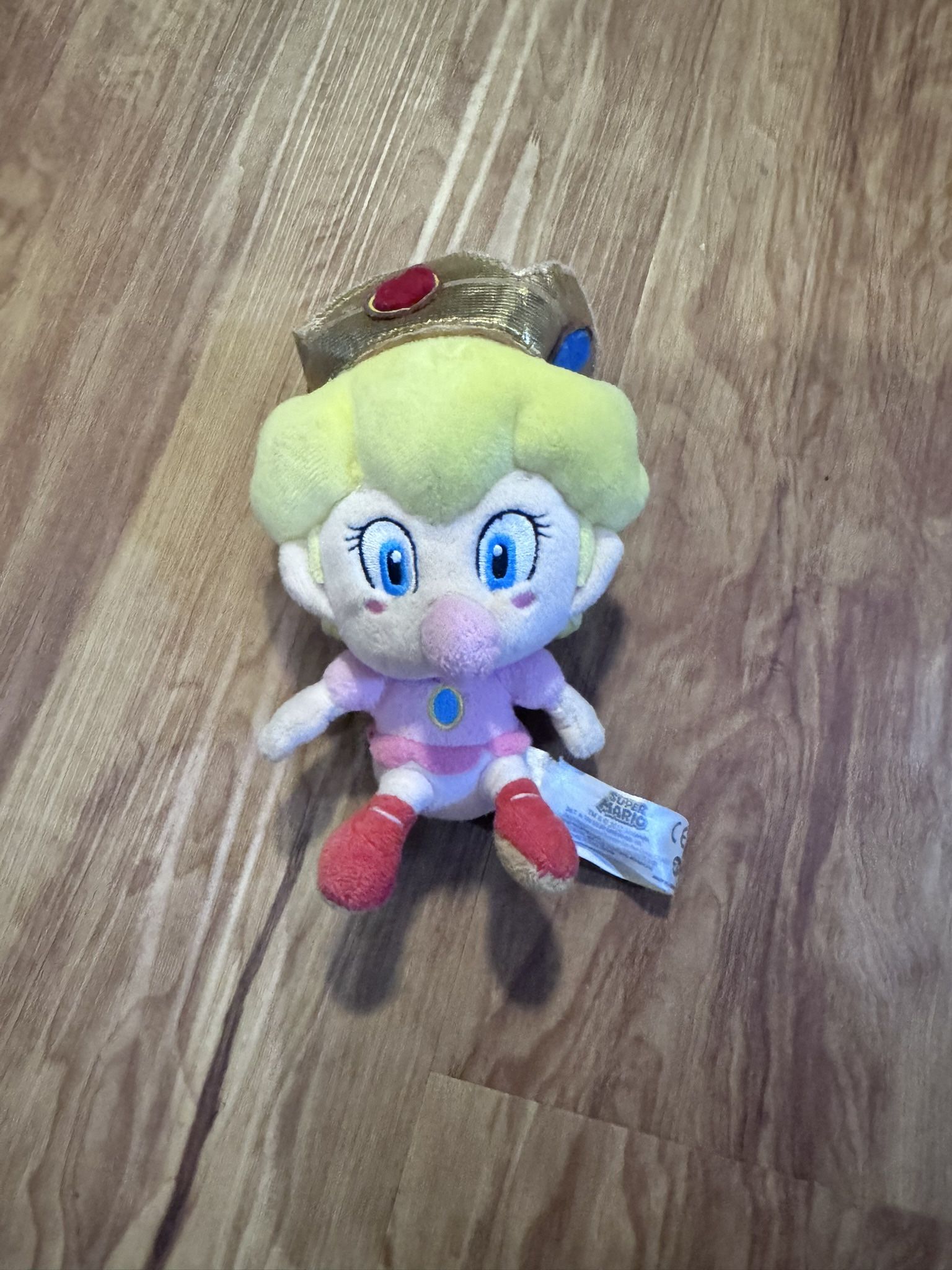 Nintendo Baby Princess Peach Super Mario Bros 6" Plush Stuffed Animal Plushie Do