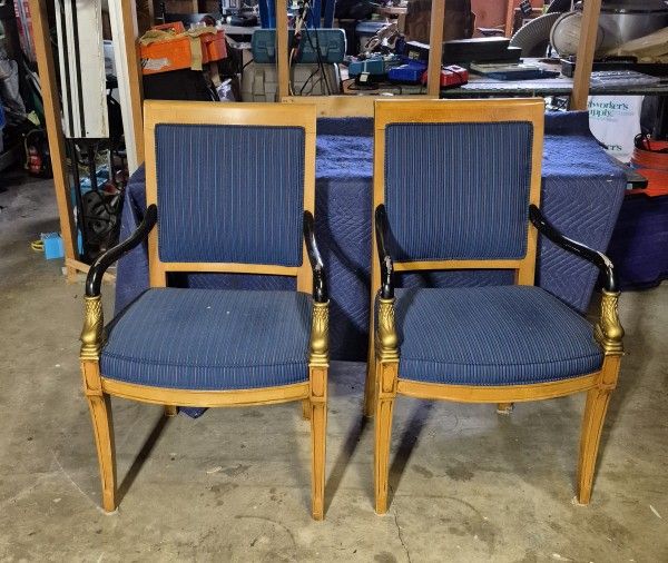 Empire Style Armchairs Maplewood