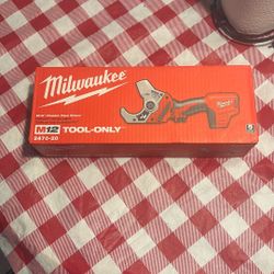 Brand New Milwaukee M12 Plastic Pipe Shear (tool Only)sealed Package 