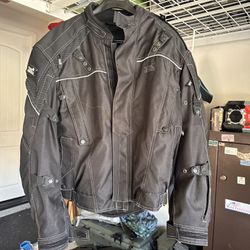 Men’s Motorcycle Touring Jacket Large