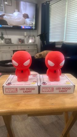 Marvel Spider Man LED Mood Light 3.7” W x 3.7” D x 6” H