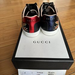 Gucci Ace Dragon Leather Trainers 