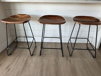 Wooden Counter Stools