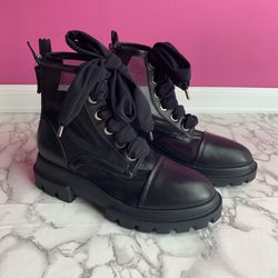 Agl leather biker boot best sale