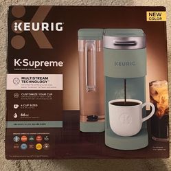 K-Supreme Keurig Single Serve Coffee Maker - Silver Sage