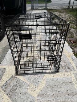 Free dog cage