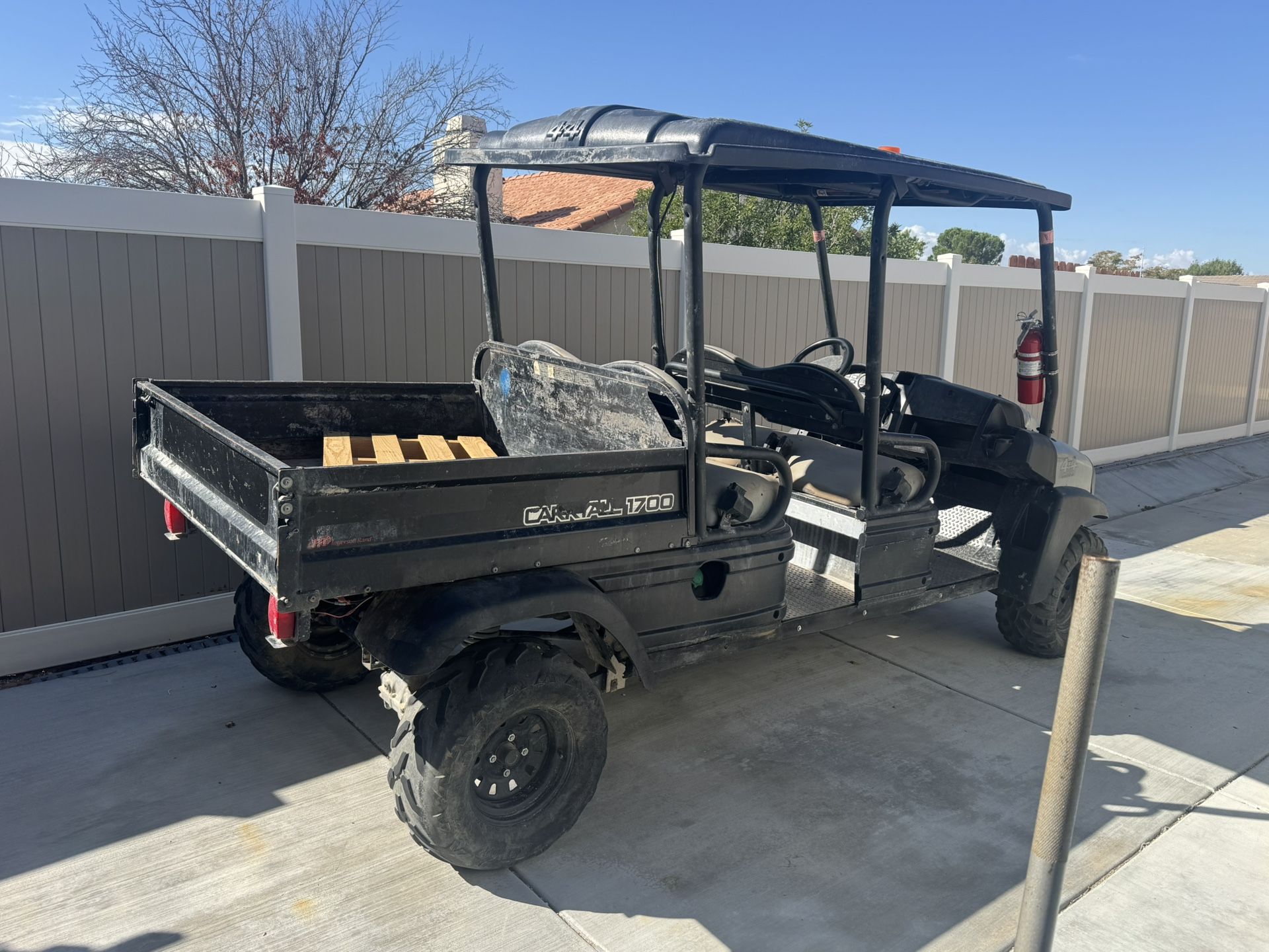 2019 Club Car Carry All 4x4 6 Seater