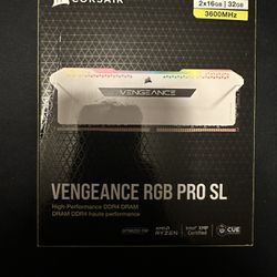 CORSAIR VENGEANCE RGB PRO SL DDR4 RAM 32GB (2x16GB)