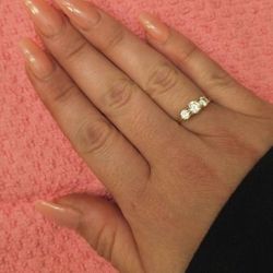 1.86CT Diamond 10K Yellow Gold Engagement Ring 