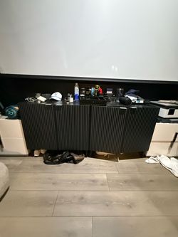 black cabinets set of 2