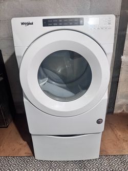 Whirlpool Front Load Dryer with Pedestal