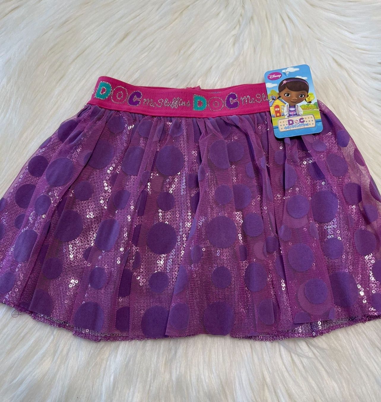 Doc Mc stuffing Purple Tutu Skirt Size 5