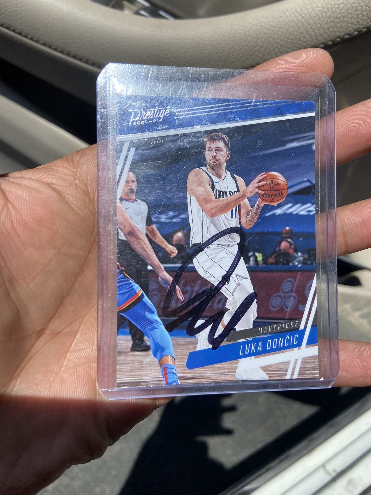 Luka Doncic Signed Card