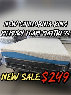 NEW CALIFORNIA KING MEMORY FOAM MATTRESS