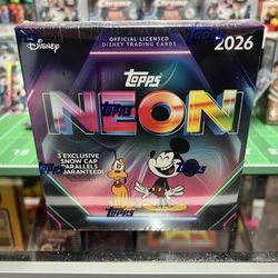 2026 Topps Disney Neon Factory Sealed Mega Box