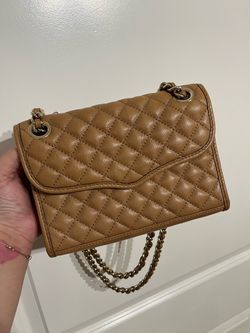 Rebecca Minkoff Mini Quilted Affair - Tan Brown