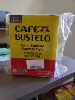 Keurig Cafe Bustelo Espresso Style 24 Pack 