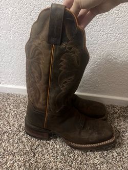Brown Leather Western Cowboy Boots size 7