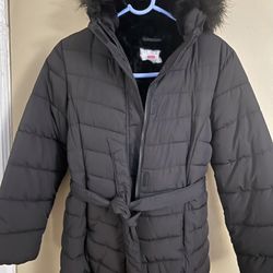 Childrens Place Girls Long Puffer Coat Size 14 (XL)
