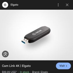 Cam Link 4k - USB C
